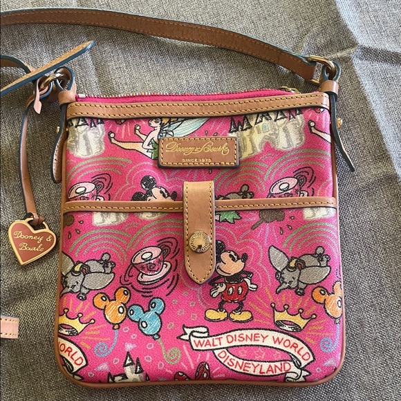 Dooney & Bourke Pink Disney Crossbody Bag - Picture 1 of 14